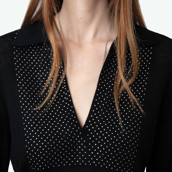 Sally Diamante Cashmere Sweater from Zadig & Voltaire - Picture 4 of 14